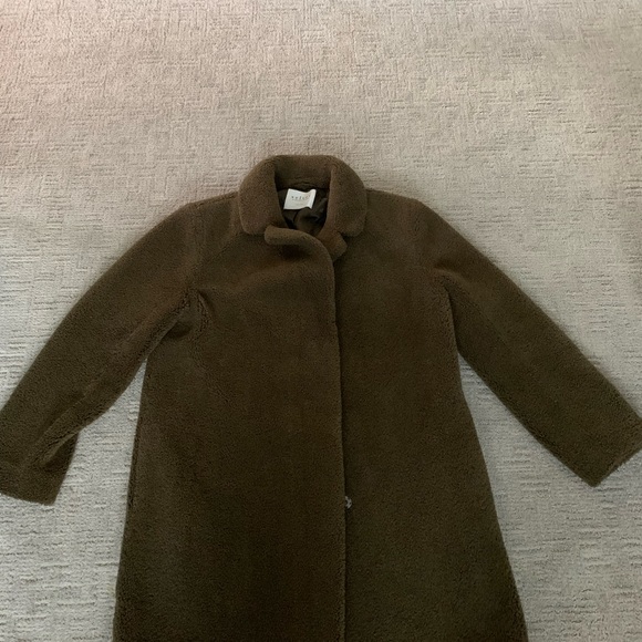 Christine Faux Sherpa by Velvet Size Medium Color Olive - Picture 3 of 7